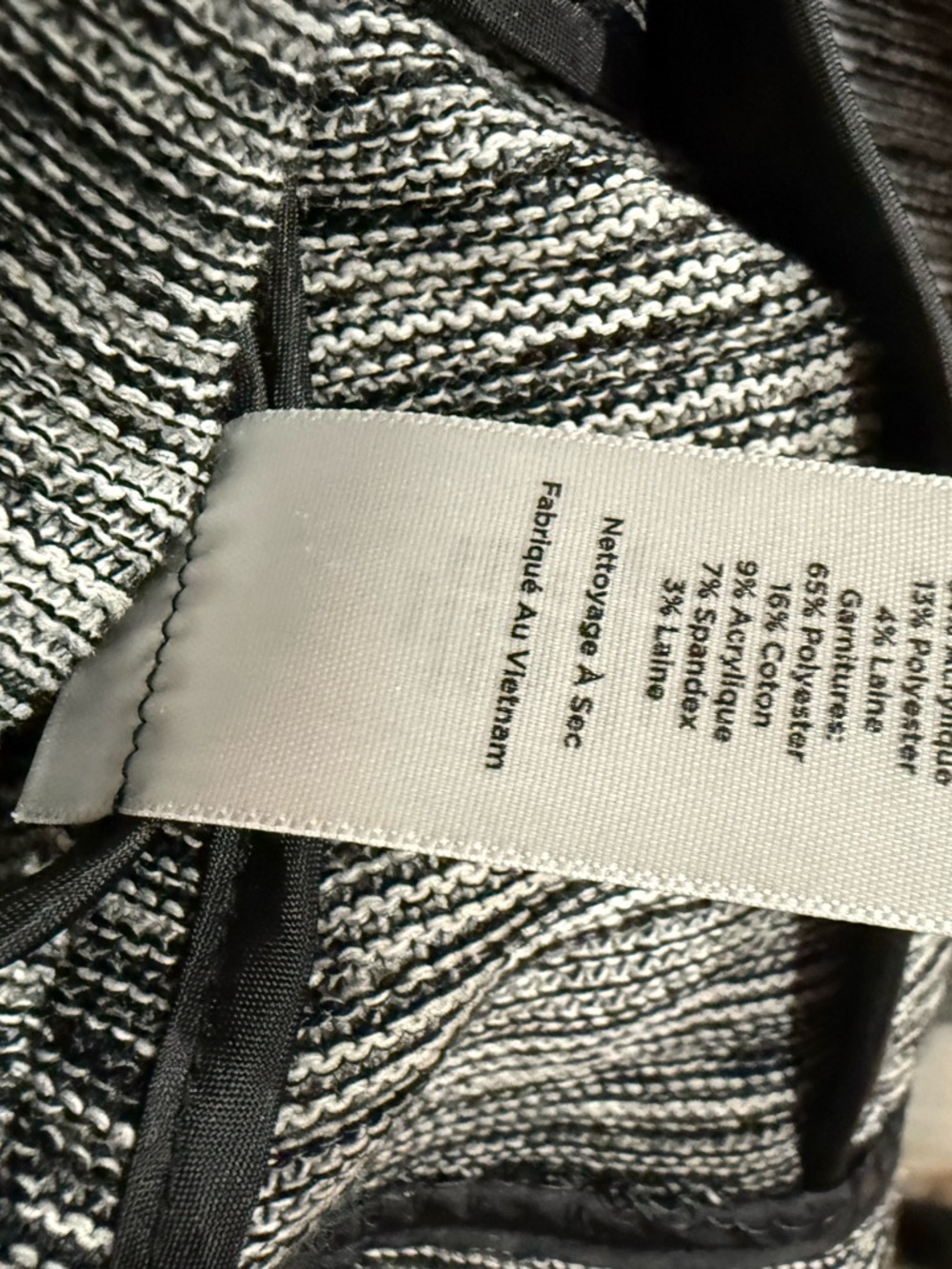 Talbots Gray Marled Open-Front Jacket - Picture 5 of 6
